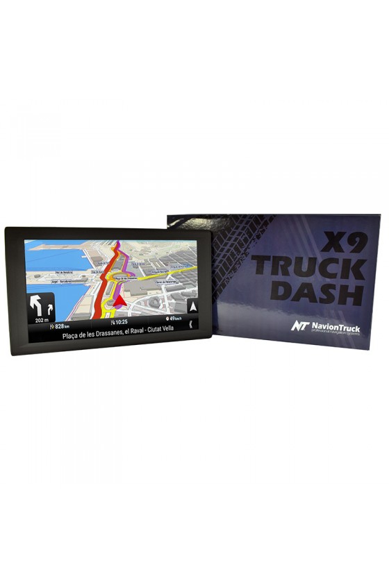 GPS for Professional Lorry - Navion X9 Truck PRO Smart Dash and 9 Inches